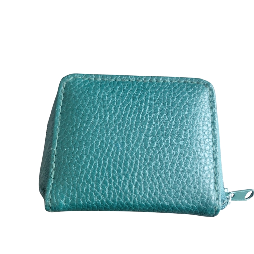 Green Leather Women's Wallet
